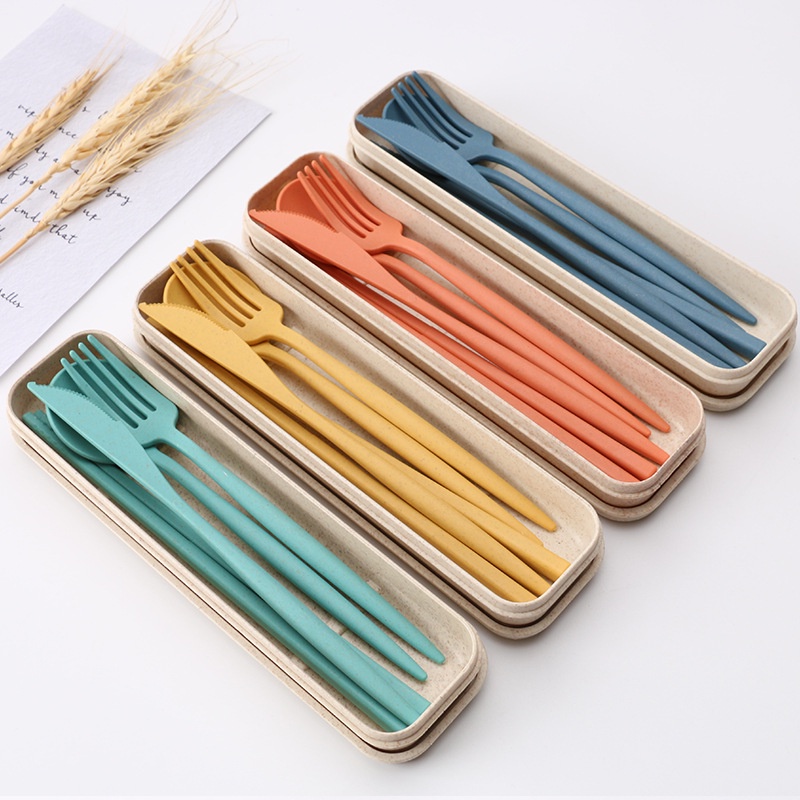 Bộ Dụng Cụ Ăn 3 Món Phong Cách Bắc Âu Nhỏ Gọn