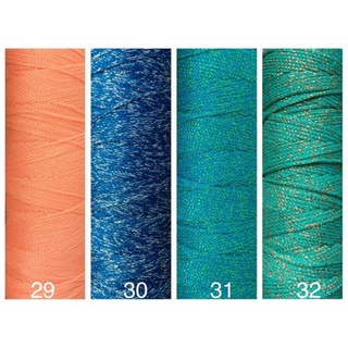 Sợi dệt cotton nhũ.