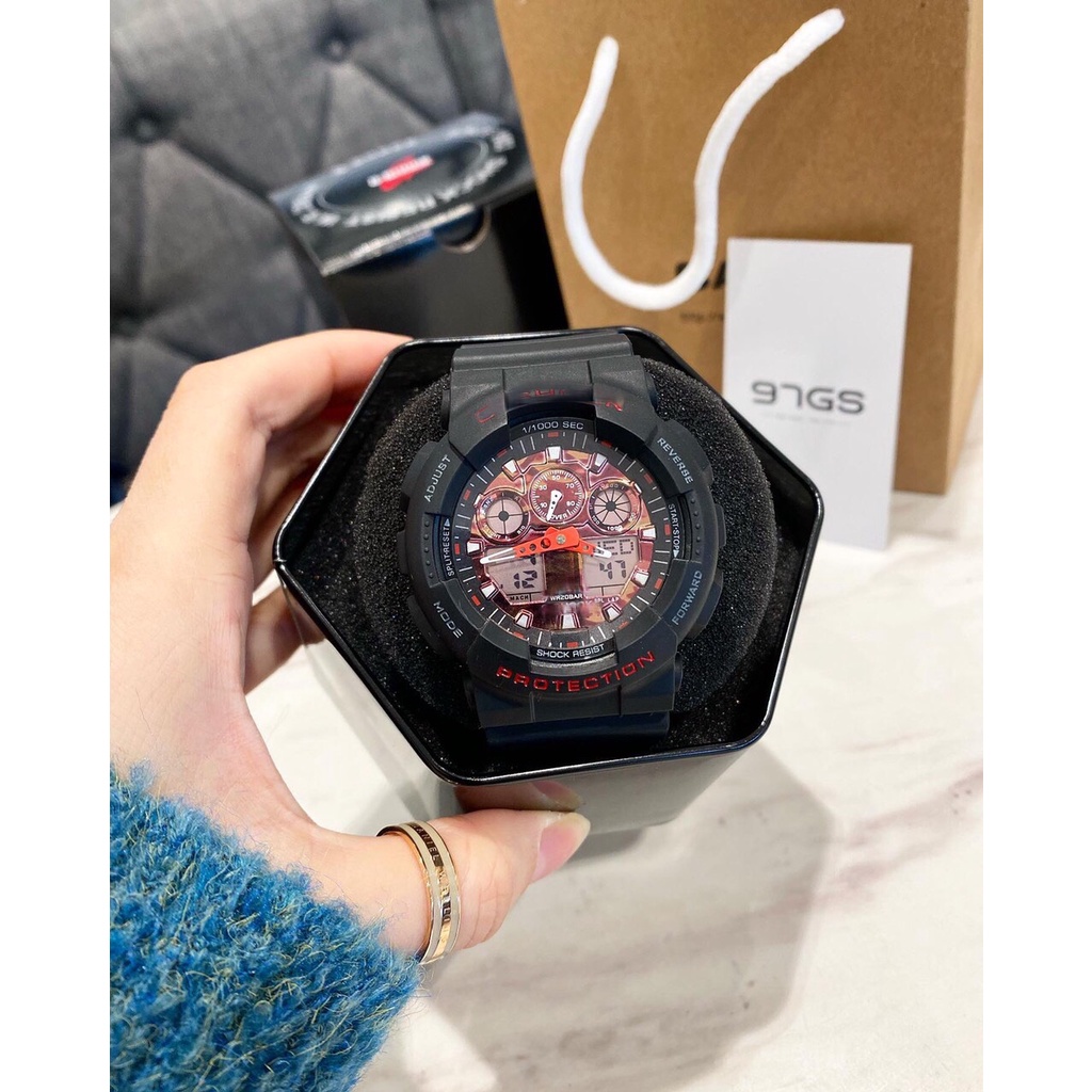 Đồng hồ nam G.100 thể thao cá tính size 42mm