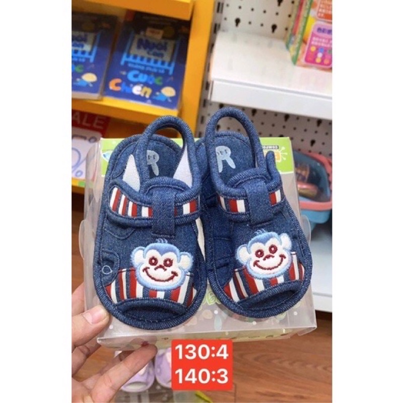 Giày đông uala rogo/ giày tập đi cho bé đế cao su