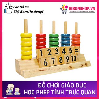 Đồ Chơi Giáo Dục Bảng Tính Học Số Đếm Và Phép Tính Đến 10 Cho Bé