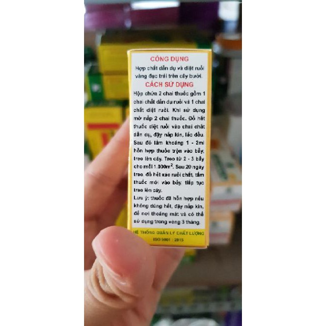 Bán dẫn dụ diệt ruồi vàng 1 hộp Vizubon-D hàng nhập, phân phối trong nước bởi thietbinhavuon.