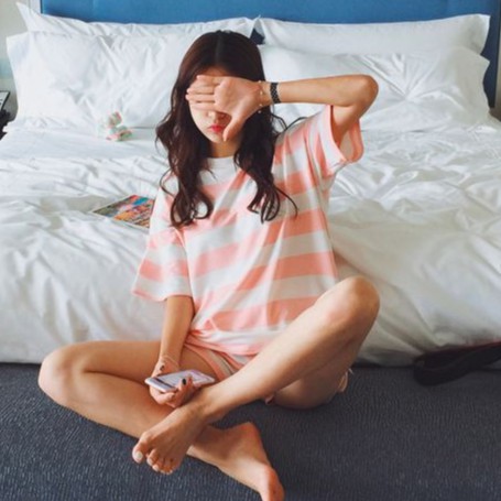 Đồ ngủ nữ vải dệt kim và cotton mèm mịn , Đồ bộ mặc nhà nữ dễ thương , đồ mặc nhà nữ mùa hè Chọn theo phân loại | BigBuy360 - bigbuy360.vn