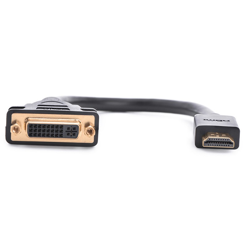 Cáp chuyển đổi HDMI dương sang DVI âm Ugreen 20136 gắn cho máy tính, màn hình, truyền hình