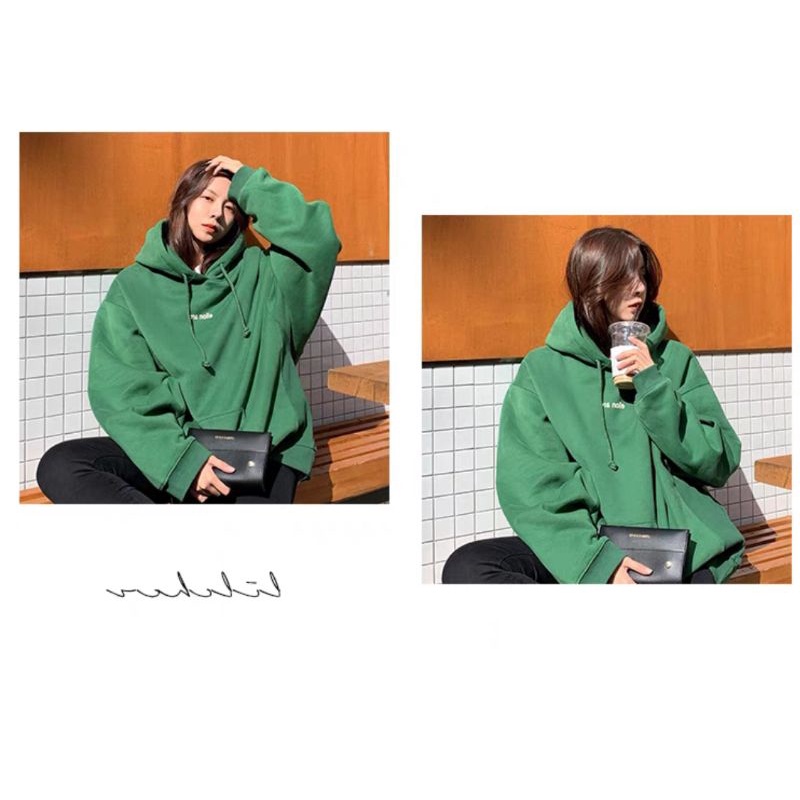 (có sẵn trắng M,L, xanh M) áo hoodie nỉ bông dày dặn 3 màu kèm hình thật | BigBuy360 - bigbuy360.vn