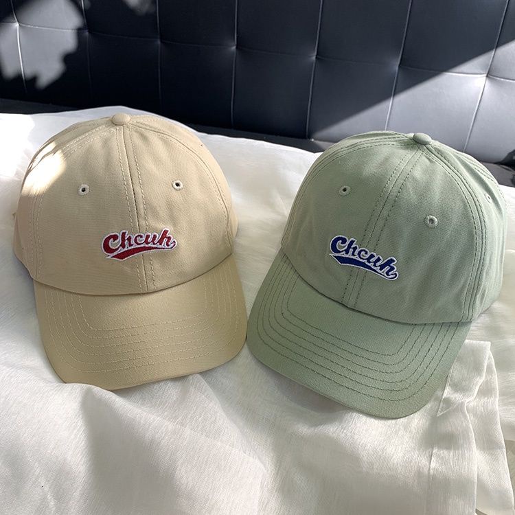 Mũ Lưỡi Trai Mềm Thêu Chữ Thời Trang Mùa Hè Cho Cặp Đôi