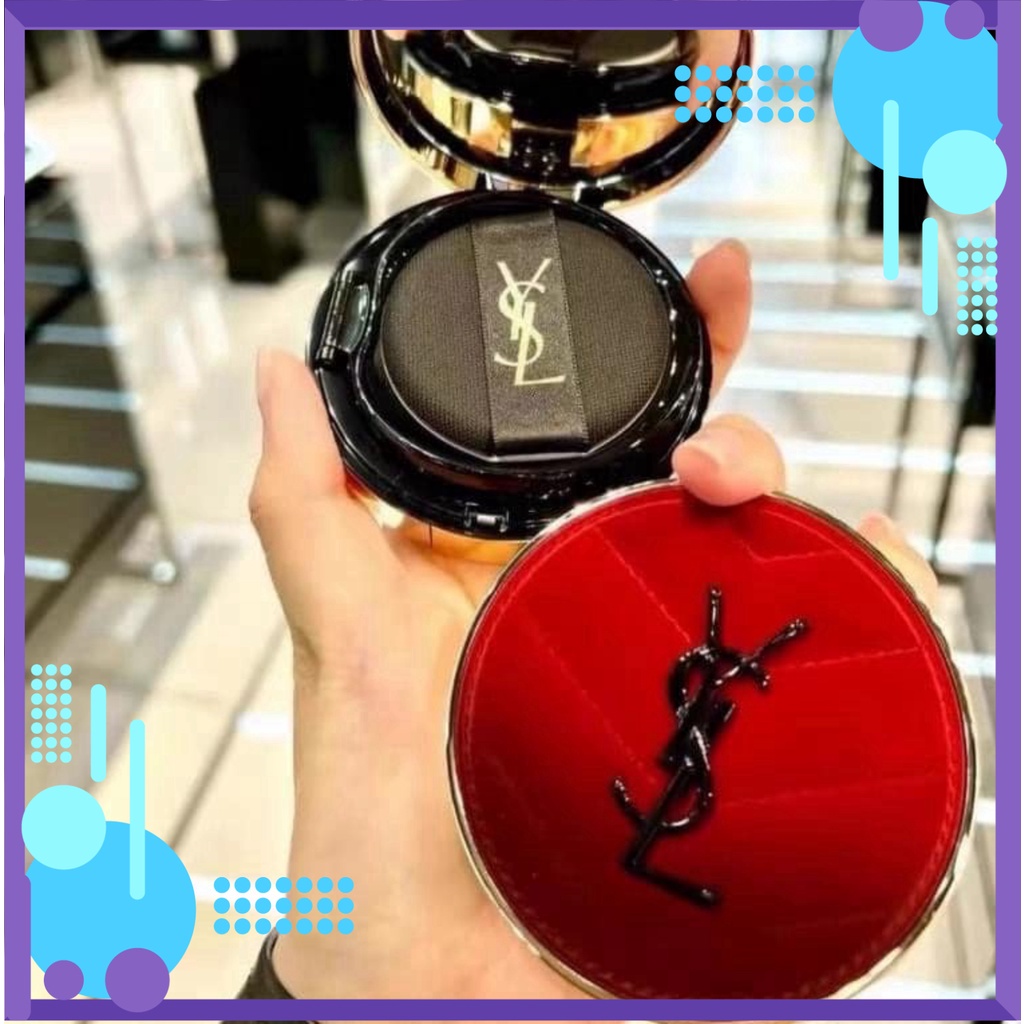 (fullsize) Phấn Nước YSL Le Cushion Encre De Peau vỏ đỏ nhung