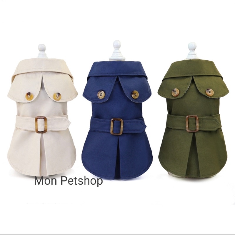 [ Ảnh thật ] Áo khoác ba lỗ doanh nhân cho thú cưng