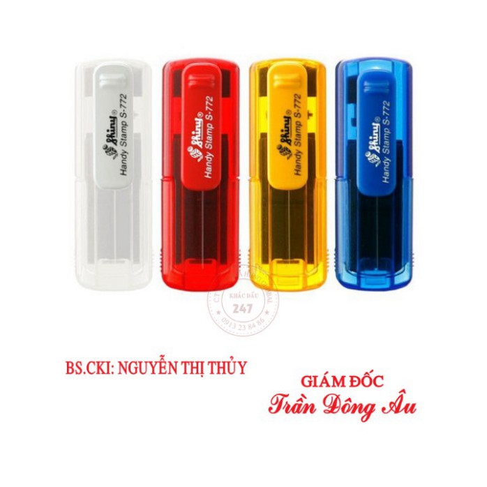 DẤU TÊN BỎ TÚI USB - Khắc Dâu Chất Lượng Cao Thương Hiệu Shiny