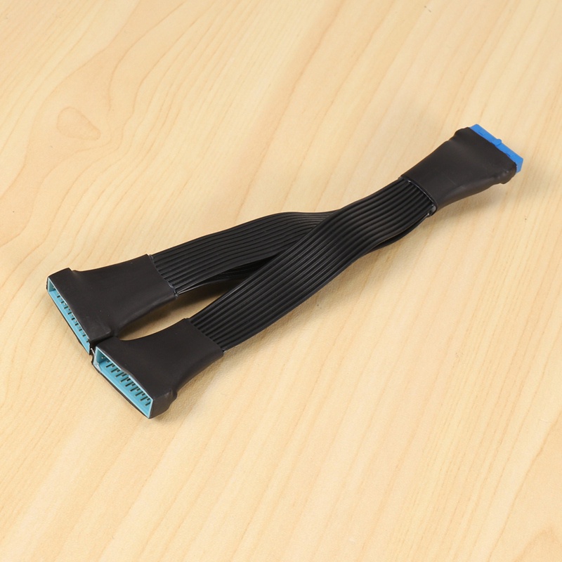 Cáp Mở Rộng Bo Mạch Chủ USB3.0 19Pin 20Pin 19-Pin 20-Pin 1 Sang 2 Power 12CM