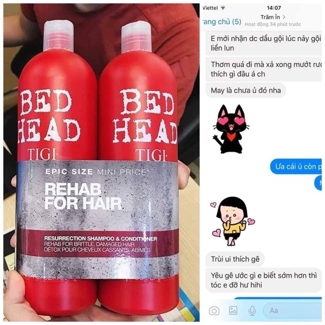Bộ dầu gội xả TIGI