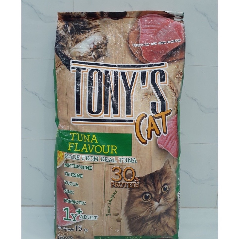 [ 15kg tải chia gói ] Thức ăn hạt Tony’s Cat cho mèo  ( 30 gói 500gr )