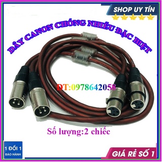 Dây canon đực cái-rắc âm thanh canon loại chống nhiễu