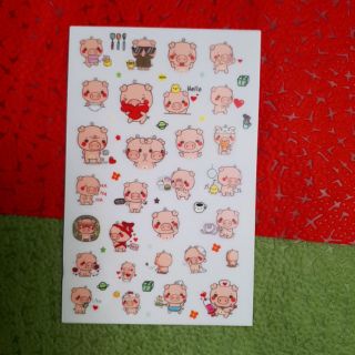 STICKER HÌNH HEO CON