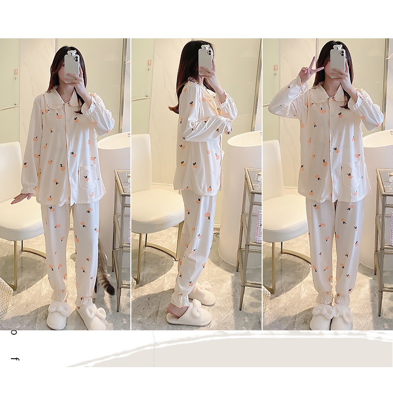 Bộ Bầu Dài Tay Sau Sinh-SAQ138