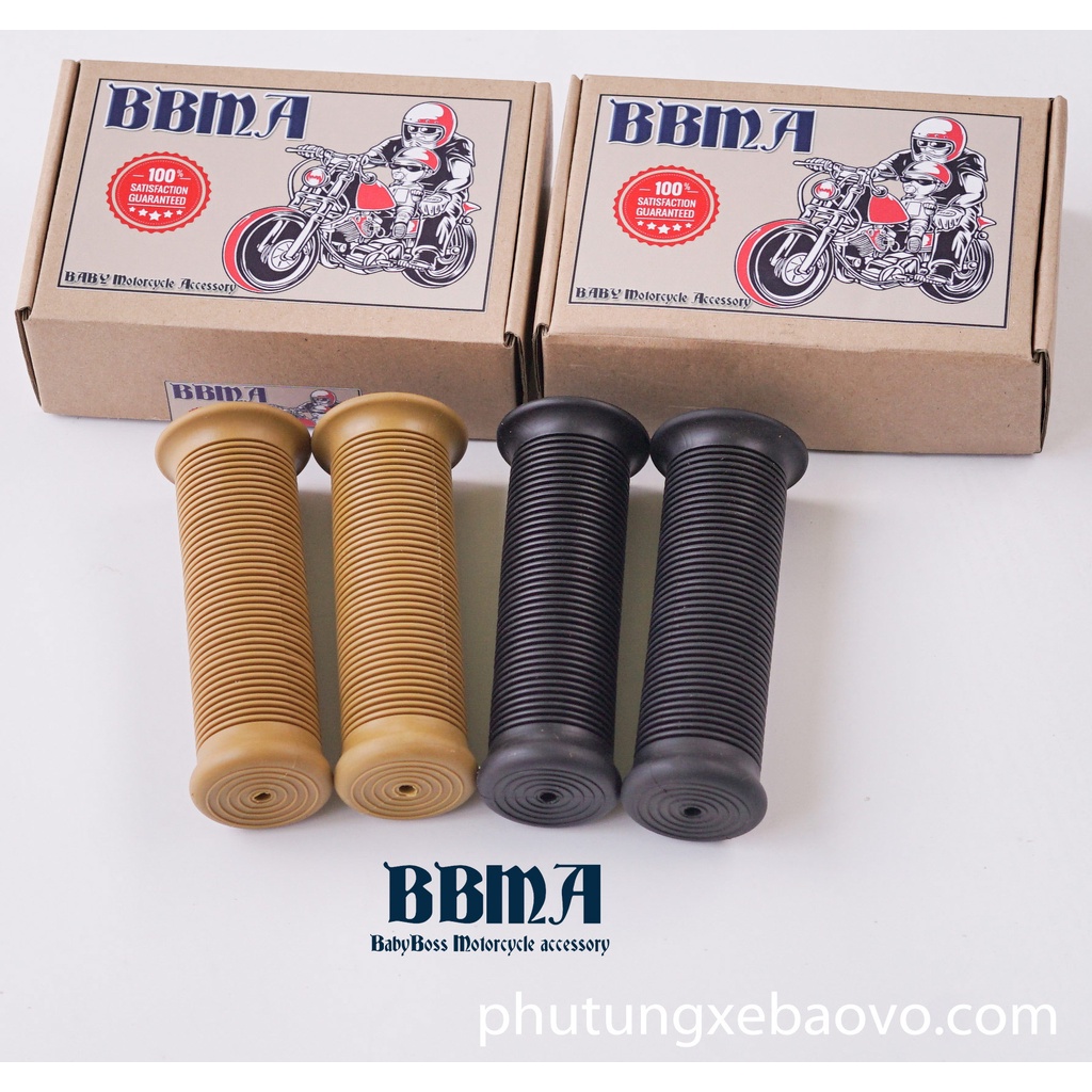 Bao tay xe máy cổ điển, classic 22mm, nhà sản xuất BBMA
