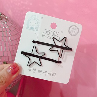 Set 2 kẹp tóc trái tim/ngôi sao