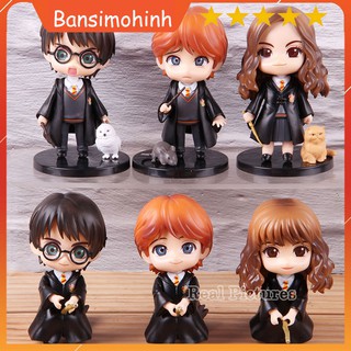 Bộ Mô Hình 06 Nhân Vật Trong Truyện Harry Potter Phiên Bản Đầu To - Cao10Cm