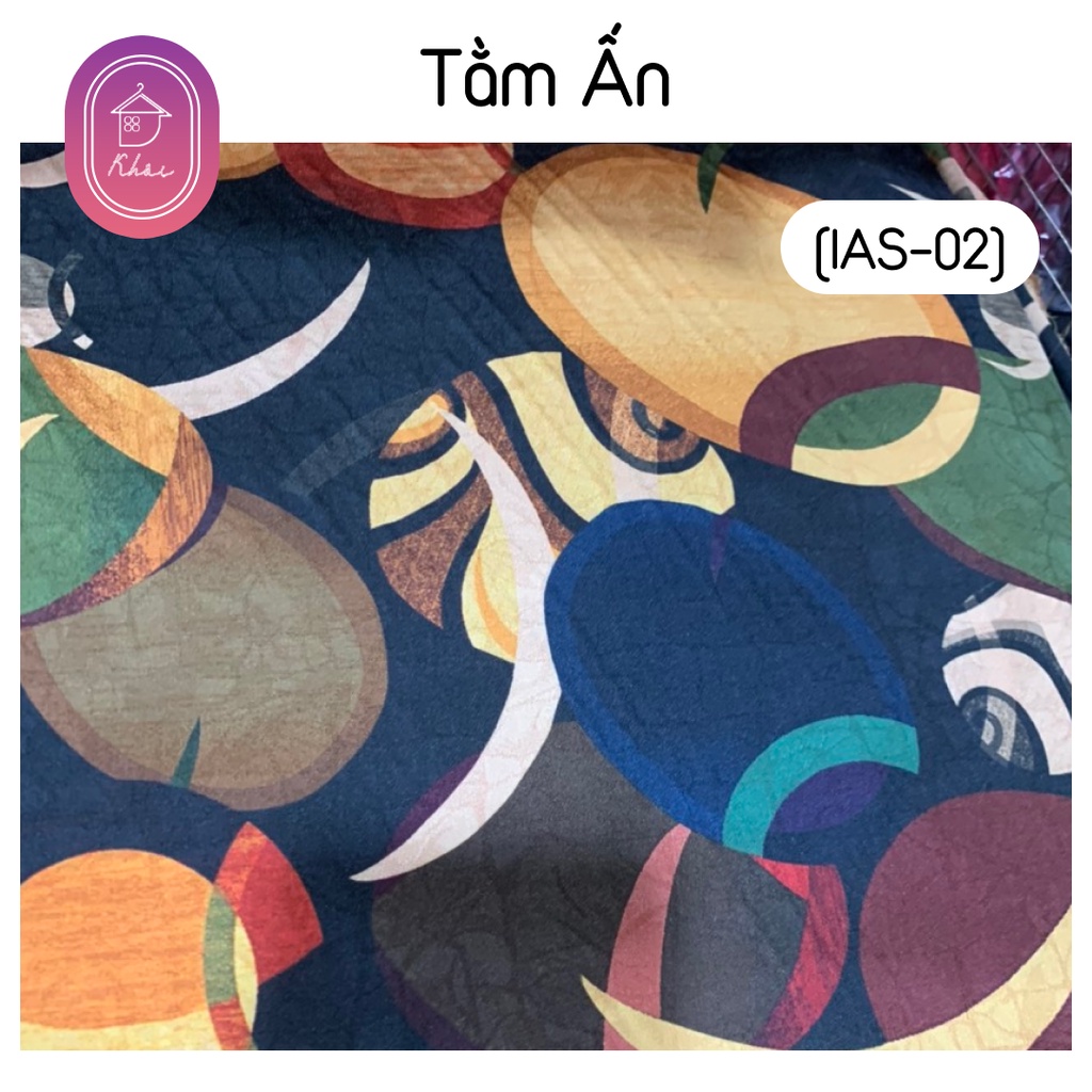 Vải tằm Ấn may khăn, áo, váy cực đẹp chất mát rượi, lên người cực đẹp