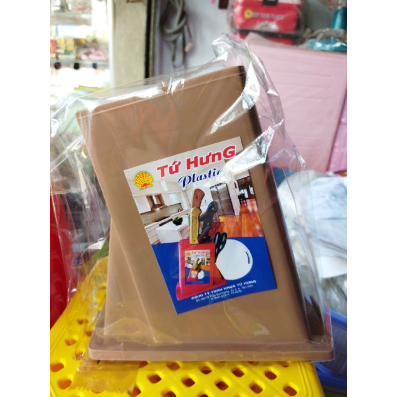 Ống dắt dao vuông Tứ Hưng để bàn