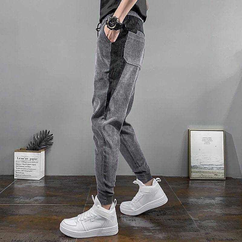 Quần Legging Nhung Dày Dáng Ôm Vừa Vặn Dễ Phối Đồ Cho Nam