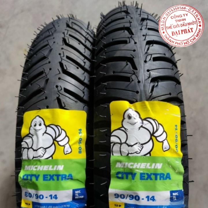 Vỏ Michelin CITY EXTRA các size 80/90 -14 1 90/90 -14