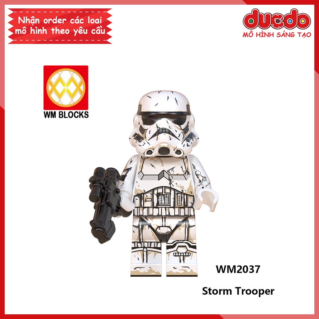 Minifigures nhân vật Chiến tranh các vì sao war - Đồ chơi Lắp ghép Xếp hình Mini Mô hình WM WM6099