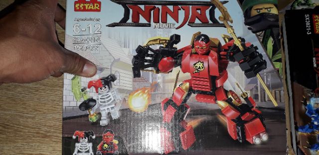 Lắp ráp Lego Ninja Movie Rồng 3021 có trên 200 chi tiết bằng nhựa