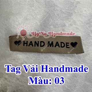 Tag vải handmade 9                       k/ cái