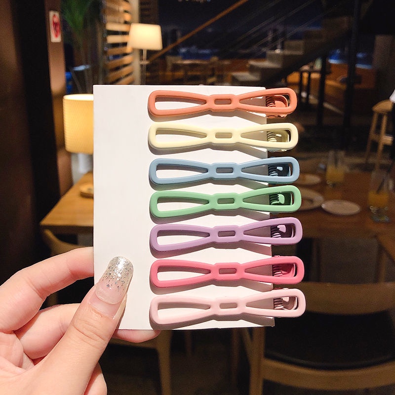 Kẹp tóc màu sắc ngọt ngào đáng yêu