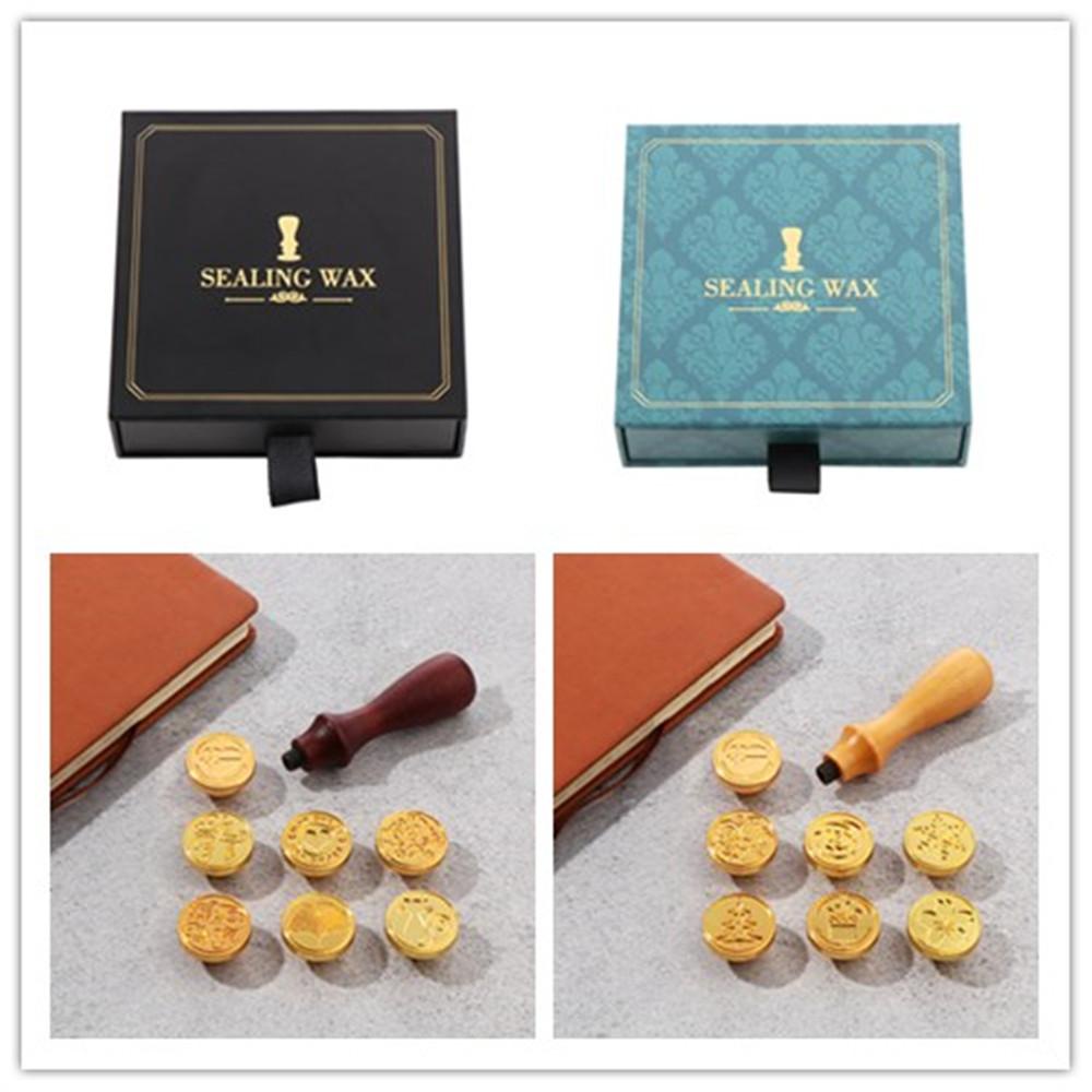 CONOPERY Bộ 7 Con Dấu Sáp Niêm Phong Bao Thư Độc Đáo Tiện Dụng