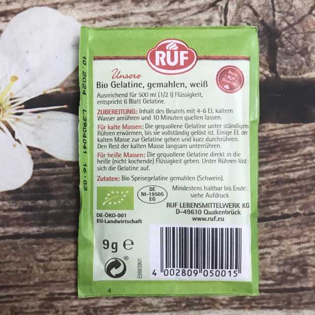 Gelatine Hữu Cơ ( Gelatin Thế giới Ăn Dặm) | BigBuy360 - bigbuy360.vn