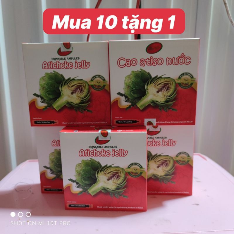 cao atiso nước dạng ống thanh uyên combo 10 hộp