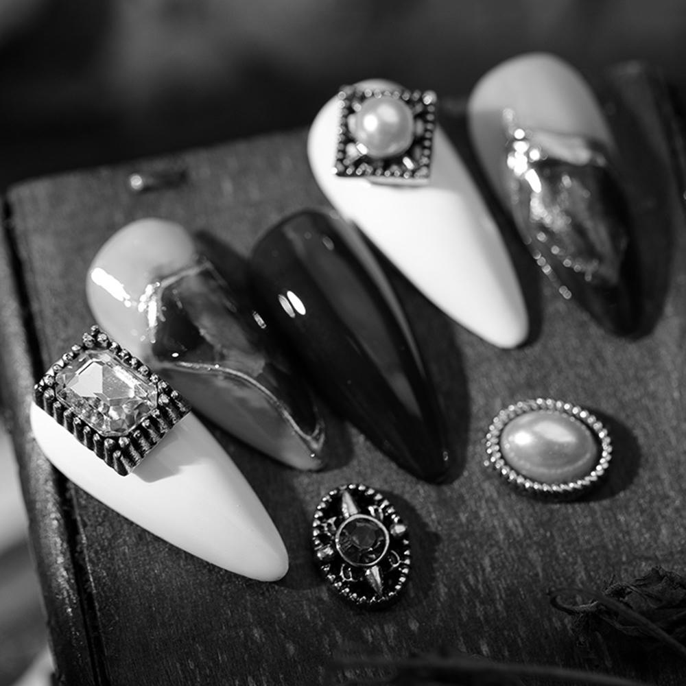 Phụ Kiện Trang Trí Móng Tay Hình Gấu Và Nơ Xinh Xắn