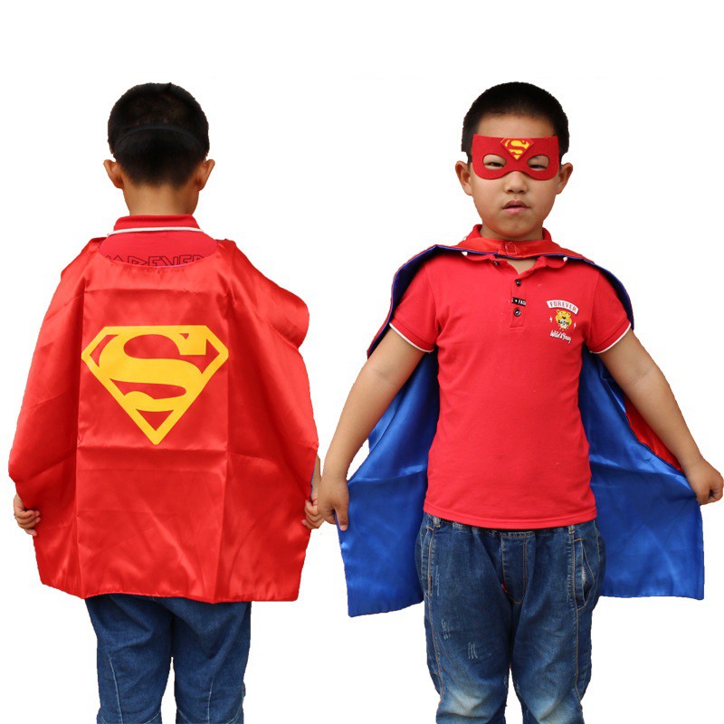 💥 Áo Choàng Siêu Nhân Cho Bé 💥 Chất vải đẹp,Màu sắc bắt mắt,có mặt nạ,Nhiều nhân vật.