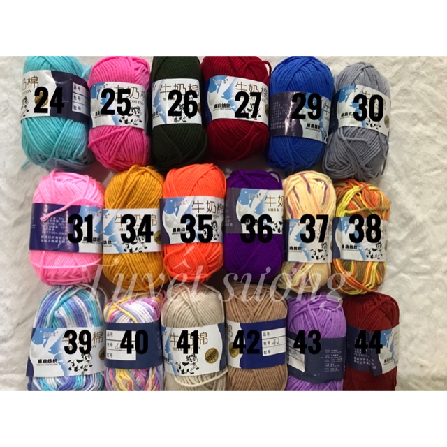 Len milk bò bảng màu 2