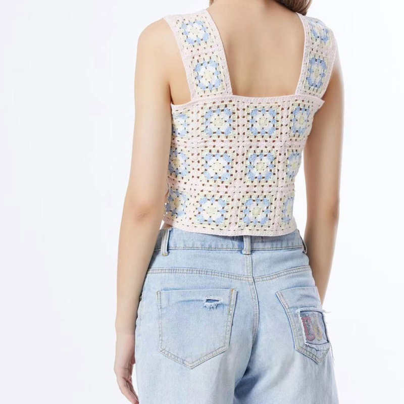 Áo Khoác Cardigan Đan Móc Dễ Phối Đồ Thời Trang Hè Thu Cho Bạn Gái