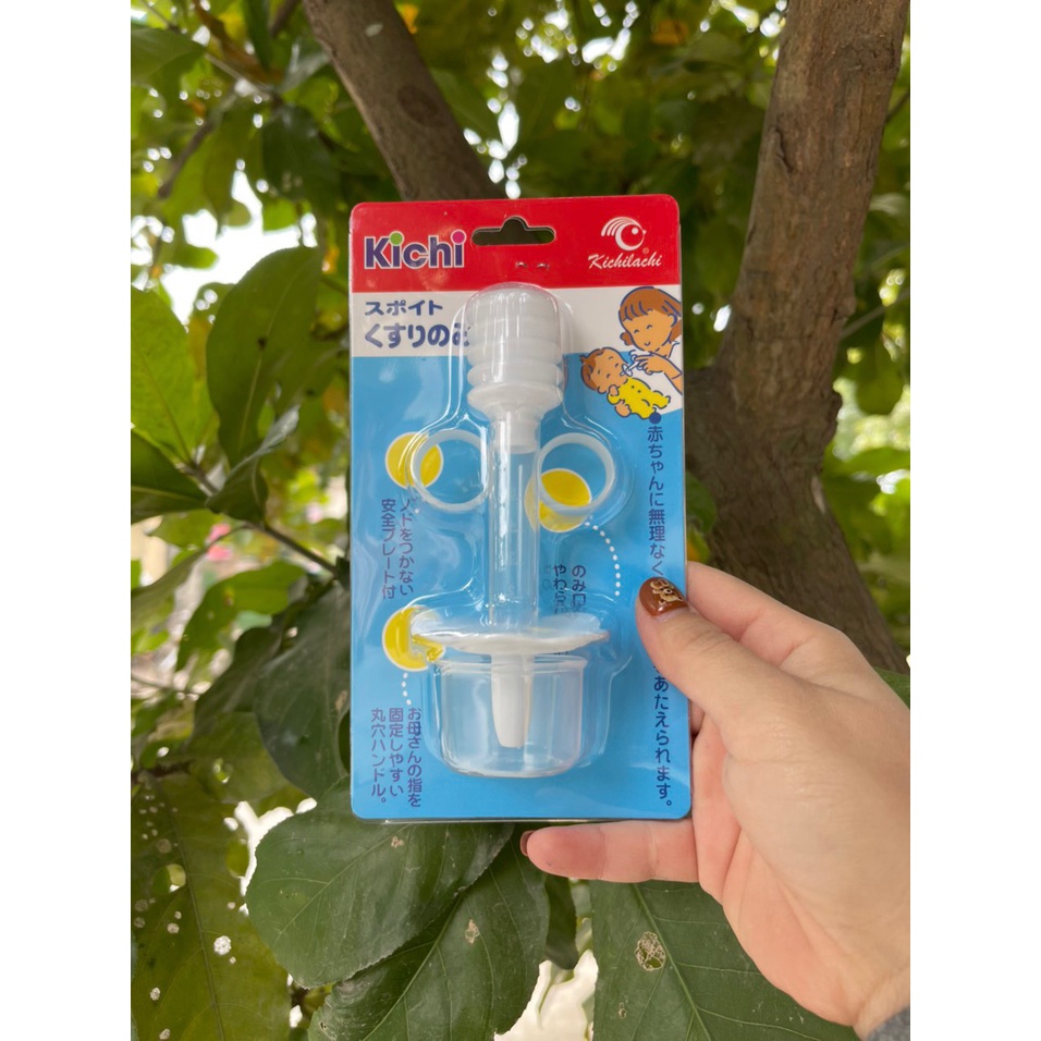 Ống bón thuố.c Kichi cho bé, dụng cụ bón thuố.c cho bé