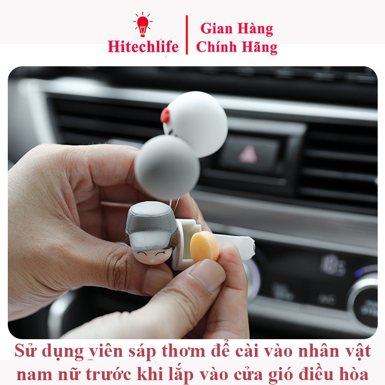 Nước Hoa Ô Tô Hitechlife Treo Cửa Gió Điều Hòa Hình Nam Nữ Đáng Yêu - Nước Hoa Xe Hơi Mini Cao Cấp Giá Rẻ Trang Trí Oto | BigBuy360 - bigbuy360.vn