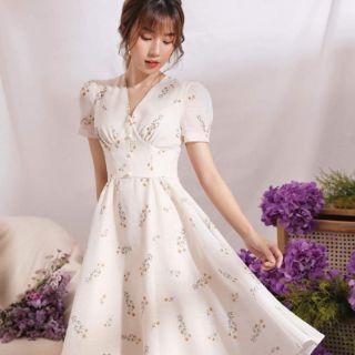 Vải organza xước hoa