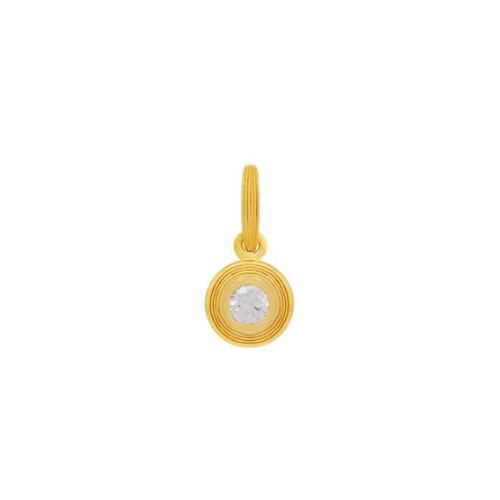 PRIMA Mặt Dây Chuyền Kim Cương - Vàng 24K - BST First Diamond - 165P0365
