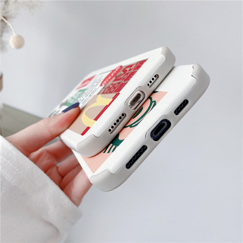 Ốp Lưng Da In Họa Tiết Đáng Yêu Cho Iphone 12 Pro Max Ip11 Pro Max 7 8 Plus Se | BigBuy360 - bigbuy360.vn