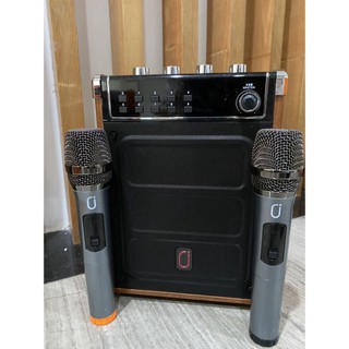 Loa Bluetooth Karaoke JYX MS69BT (Kèm 2 micro không dây)