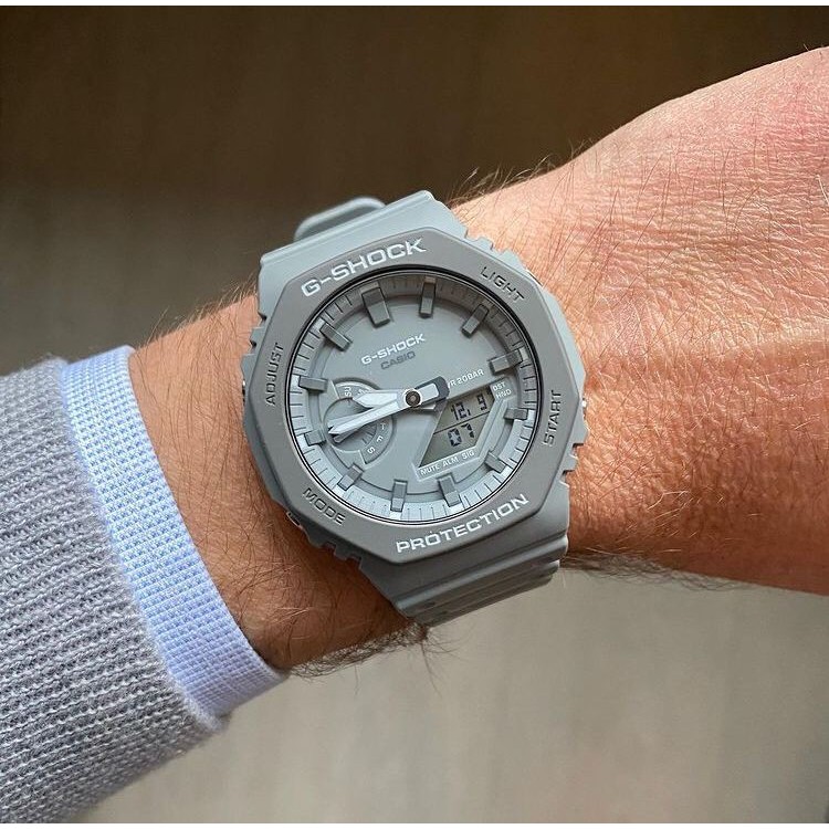 Đồng Hồ Casio Nam Dây Nhựa GSHOCK GA-2110ET-8ADR Chính Hãng