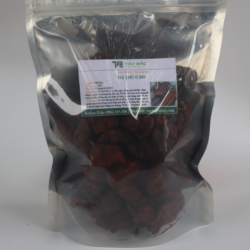Hà Thủ Ô Đỏ Túi 500G Sấy Khô Tự Nhiên, Chuẩn Rừng Tây Bắc