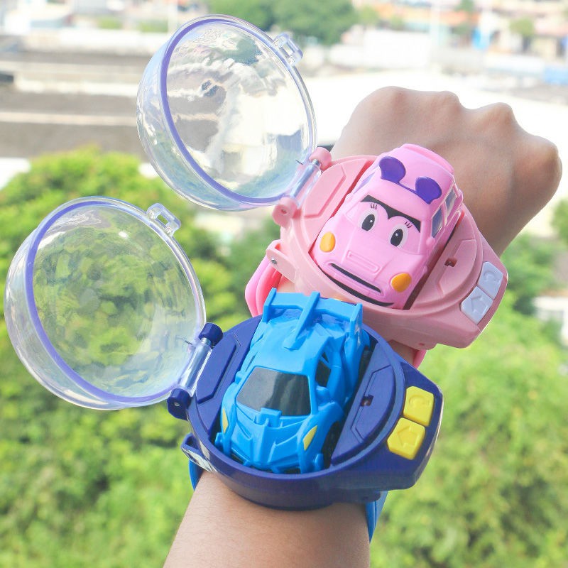 Douyin Net Red Toy Watch Điều khiển từ xa Xe ô tô Xã hội Con người Trẻ em Bé trai Điện đua Cô gái