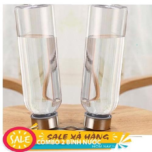 [ĐƯỢC MUA NHIỀU NHẤT] COMBO 2 Bình nước thủy tinh - Bình đựng nước có dây xách dung tích 500ml.