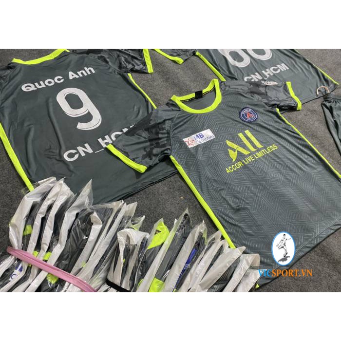 Áo Đá Bóng, Quần Áo Đá Banh CLB PSG 23 - 24 Thun Lạnh Thoáng mát SV - Vicsport