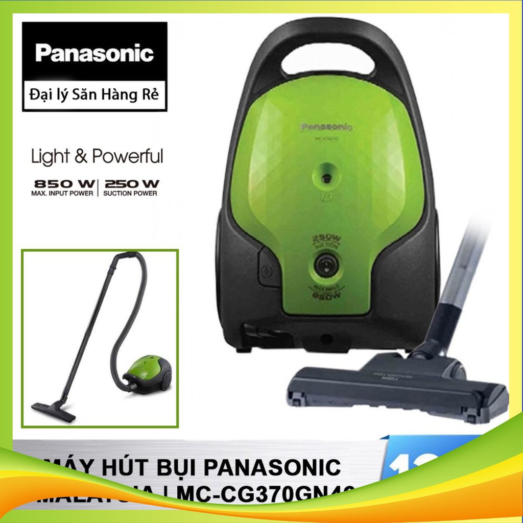 Máy hút bụi Panasonic MC-CG370GN46 (850W) Malaysia Chính hãng