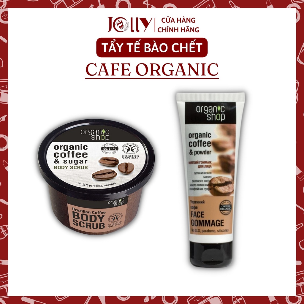 [ SẴN HÀNG] TẨY TẾ BÀO CHẾT CAFE ORGANIC